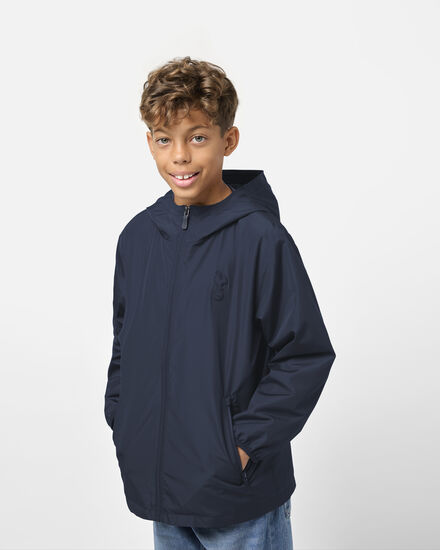 Spurs Kids Full Zip Navy Showerproof Jacket