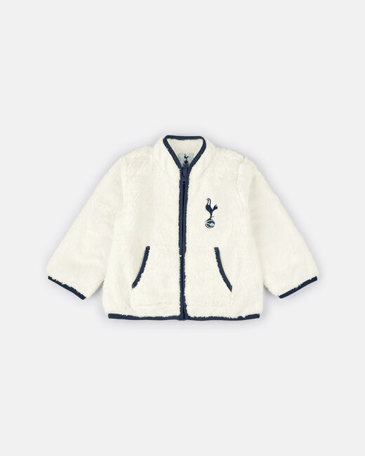 Spurs Baby Cream Sherpa Jacket