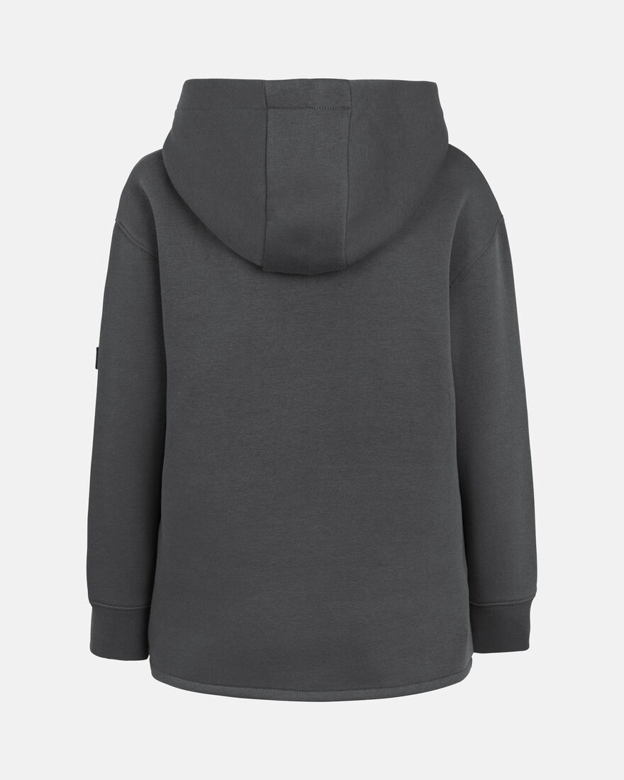 Spurs Kids Grey Sleeve Badge Hoodie