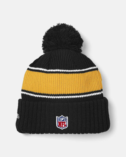 Spurs New Era NFL Pittsburgh Steelers Bobble Knit Beanie