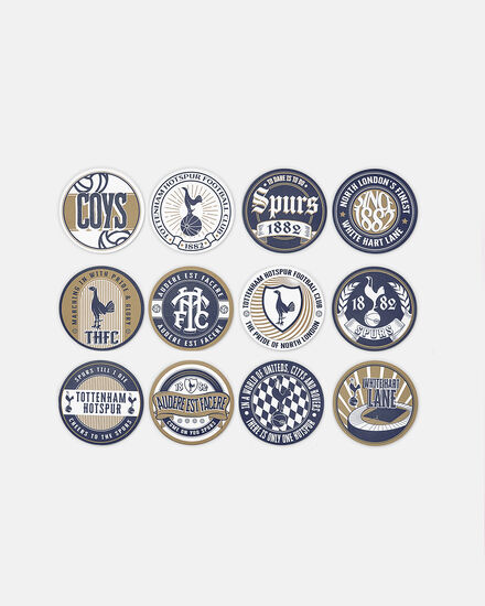 Spurs 12 Pack Retro Beer Mats