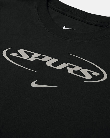 Spurs Nike Youth Size Small - Large 'Spurs' Black T-Shirt