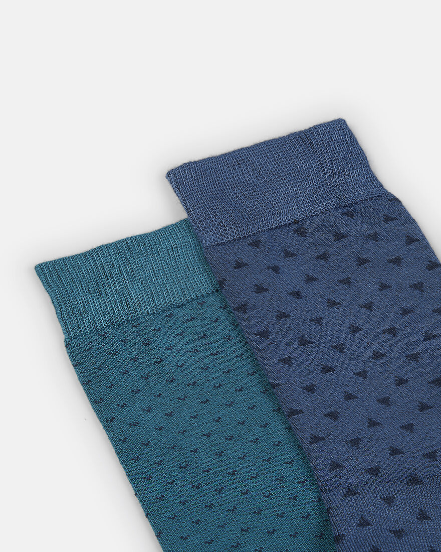 Spurs Adult Bamboo Yarn 2 Pack Mix Print Socks