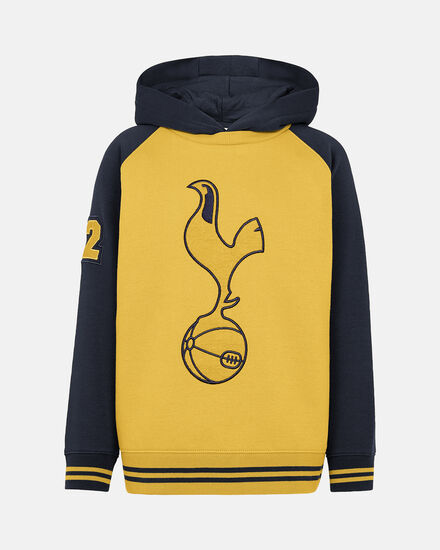 Spurs Kids Yellow Varsity Colour Block Hoodie