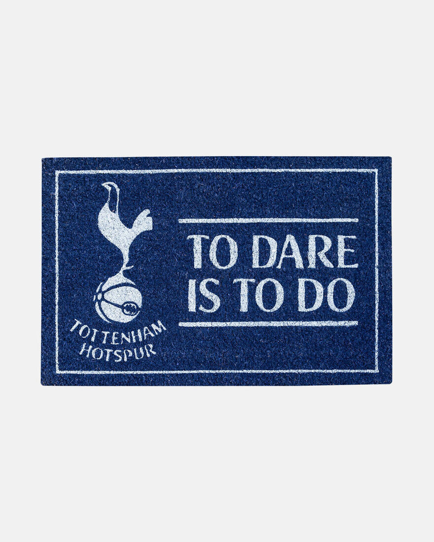Spurs Navy Crest Door Mat