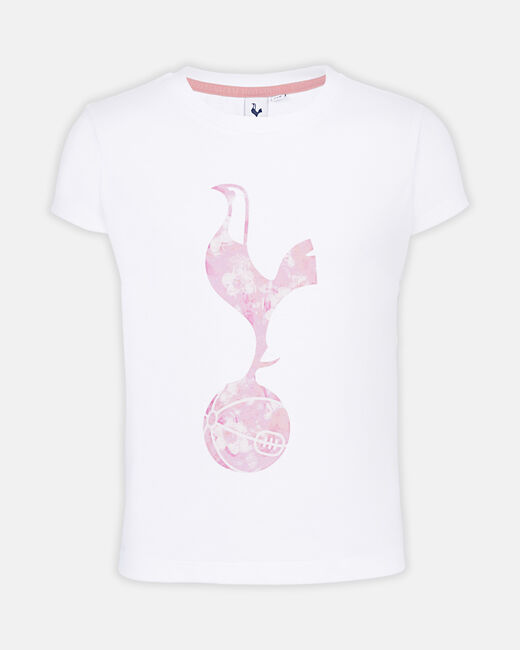 Spurs Kids Floral Print Cockerel T-Shirt