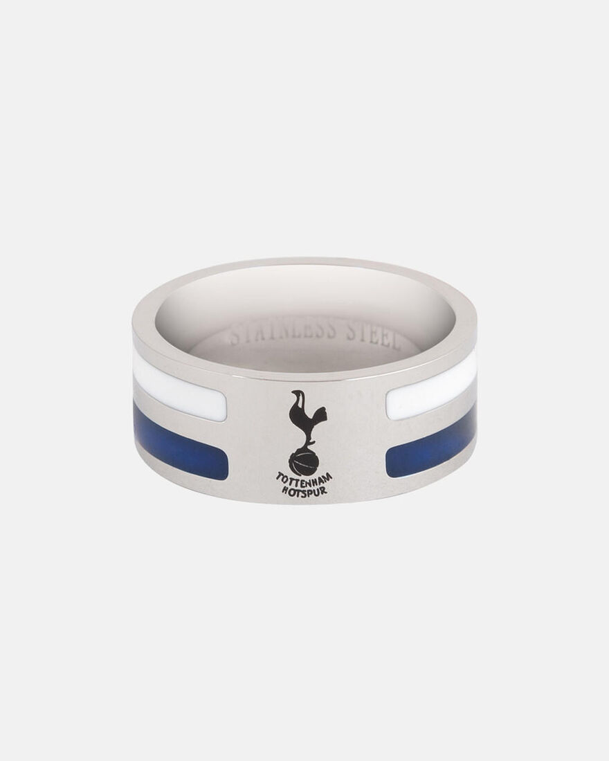 Spurs Crest Colour Stripe Ring