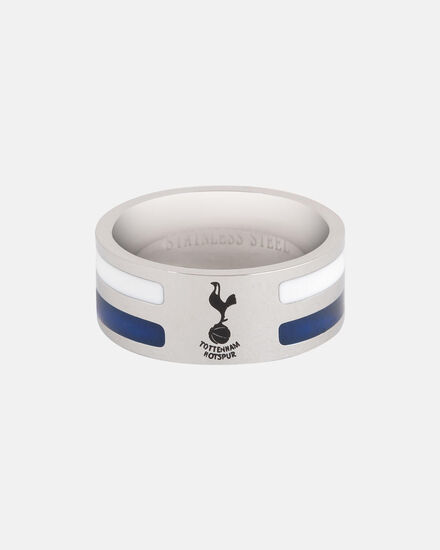 Spurs Crest Colour Stripe Ring