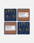 Spurs Retro White Hart Lane 4 Pack Coasters