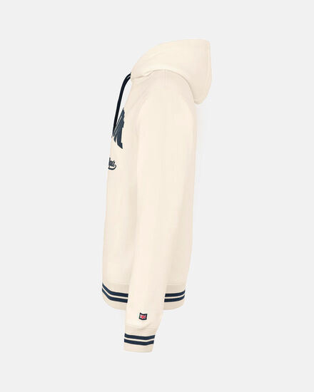 Spurs Mens London Varsity Cream Hoodie
