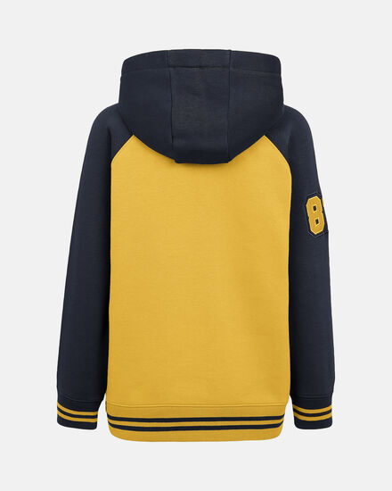 Spurs Kids Yellow Varsity Colour Block Hoodie