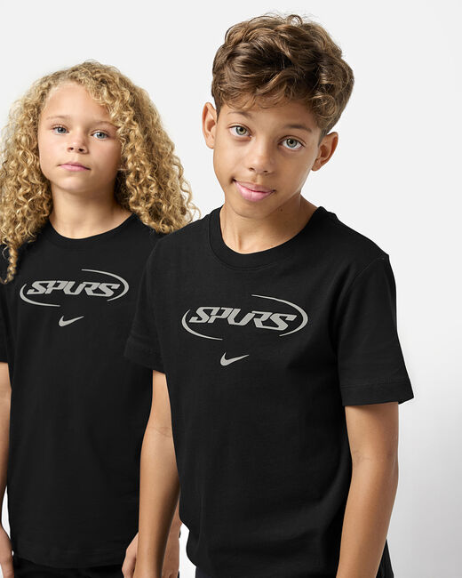 Spurs Nike Youth Size Small - Large 'Spurs' Black T-Shirt