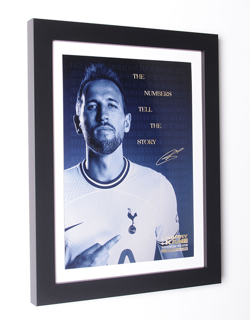 Spurs Harry Kane 267 Goals Framed Print