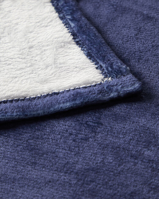 Spurs Crest Navy Fleece Blanket