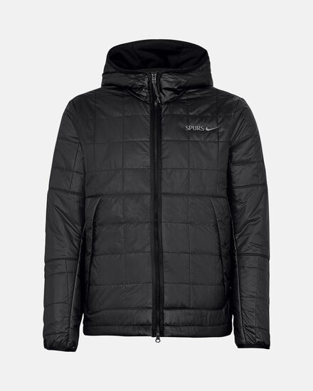 Spurs Nike Mens Black Fleece Padded Jacket