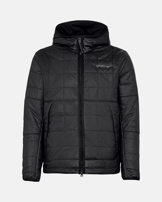 Spurs Nike Mens Black Fleece Padded Jacket