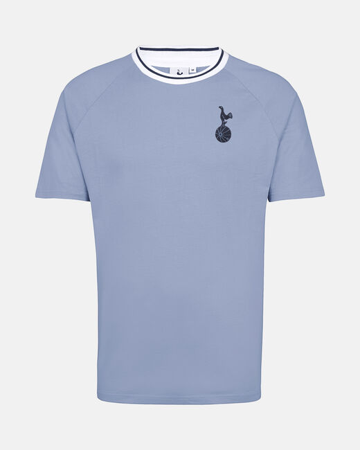 Spurs Retro Blue 1980s Crest T-Shirt