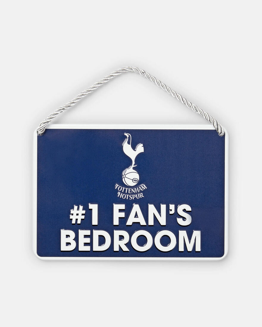 Spurs No1 Fan Bedroom Sign