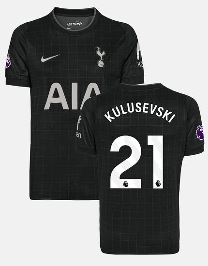 Dejan Kulusevksi Mens Stadium Premier League Tottenham Hotspur Away Shirt 2025/26