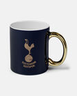Spurs Navy And Gold Foil Crest Mug