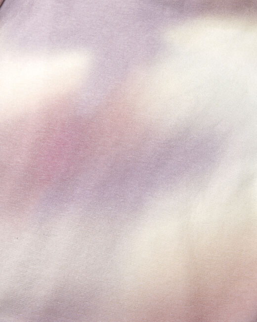 Spurs Kids Tie Dye Pink Zip Through Hoodie