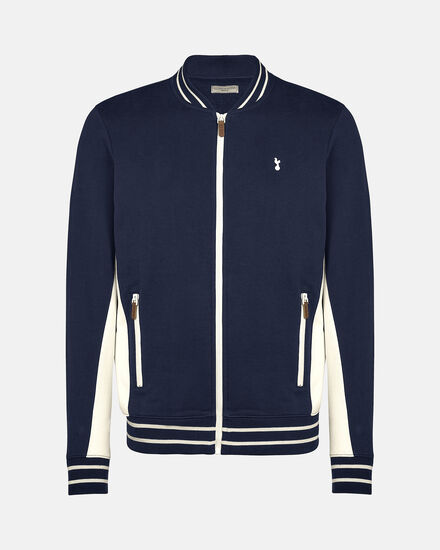 Spurs Mens Navy Contrast Panel Jacket