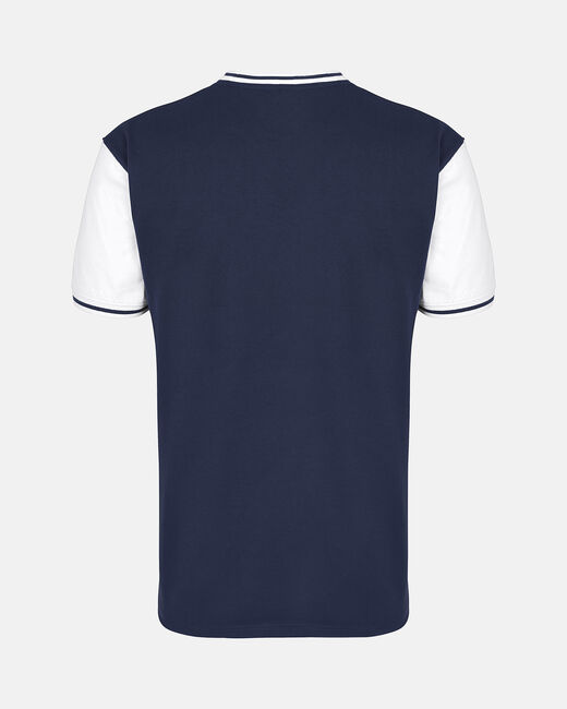 Spurs Mens Navy THFC Ringer T-Shirt