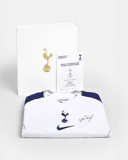 Spurs 2025/26 Boxed Signed Shirt
