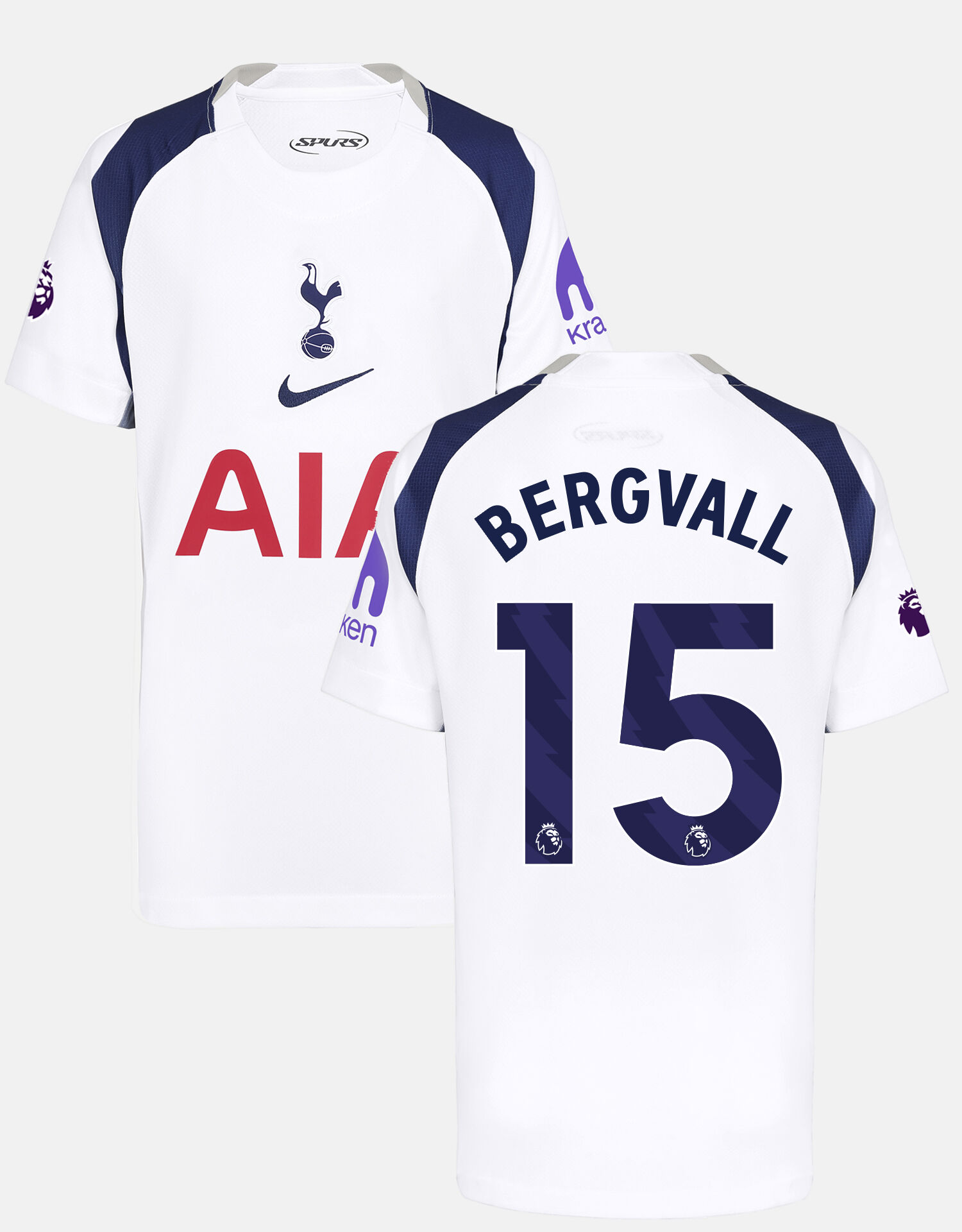 トッテナム・ホットスパー シャツ 15 BERGVALL 15 Lucas Bergvall I Official Spurs Store