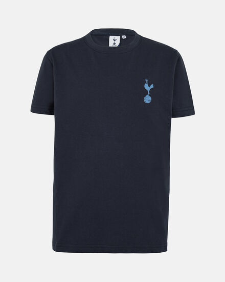 Spurs Kids Navy Graphic Back Print T-Shirt
