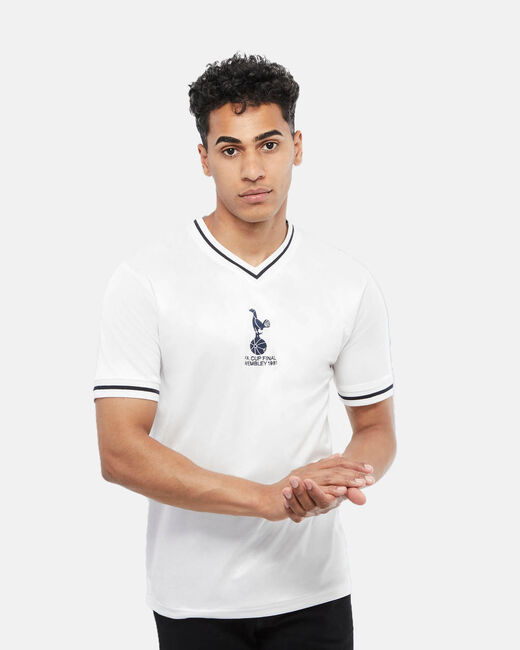 Spurs Retro Mens 81 Home FA Cup Final Shirt