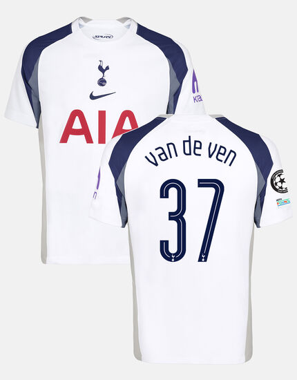 Micky van de Ven Mens Stadium Club Tottenham Hotspur Home Shirt 2025/26