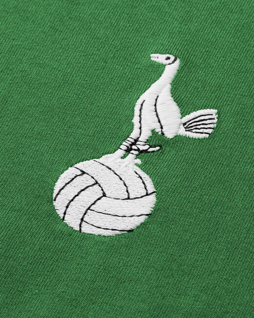 Spurs Retro Crest Green Long Sleeve Shirt