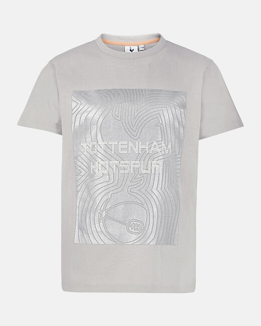 Spurs Kids Grey Graphic T-Shirt