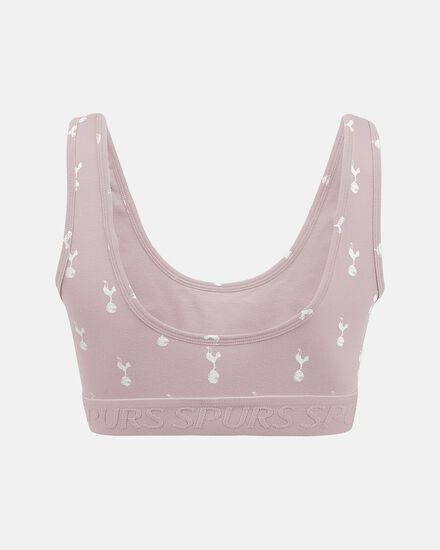 Spurs Womens All Over Print Pink Cockerel Bralette