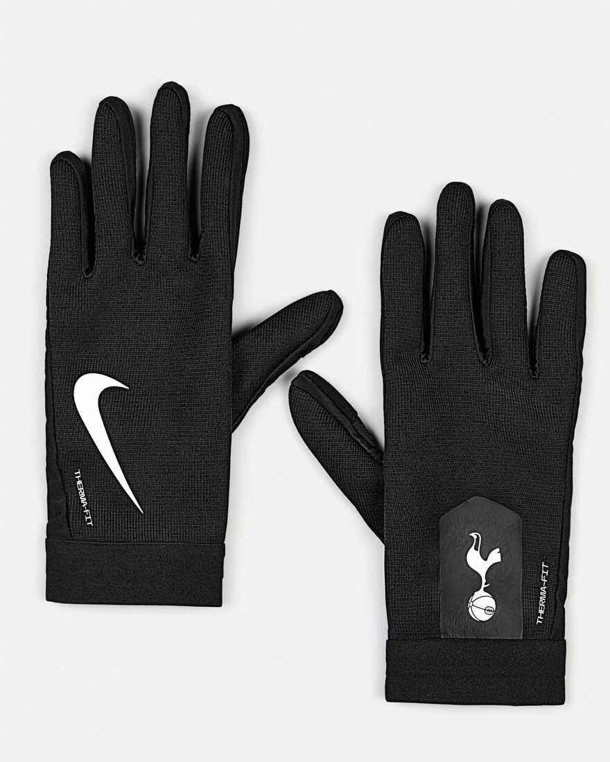 Spurs Nike Adult Black Therma Fit Gloves
