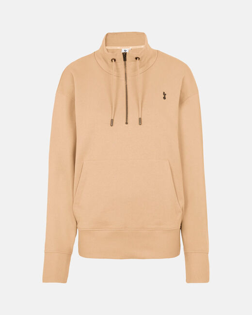 Spurs Womens High Neck 1/4 Zip Sweatshirt