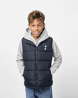 Spurs Kids Navy Padded Gilet