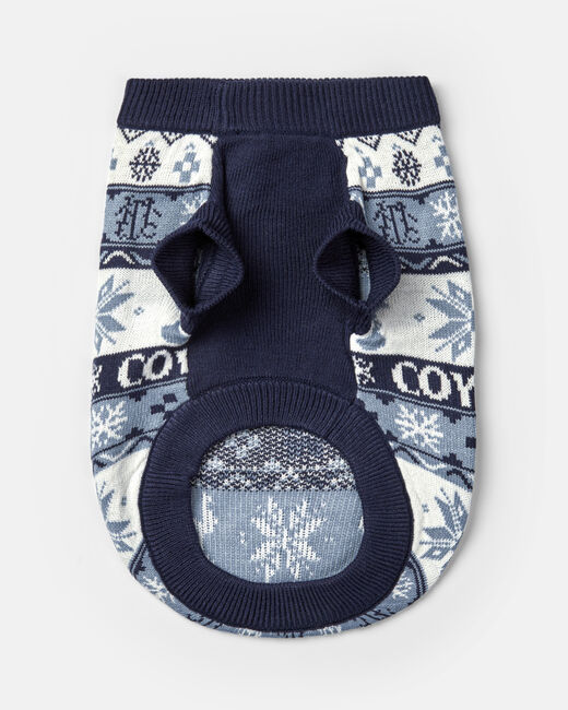 Spurs Pets Fairisle Christmas Navy Jumper