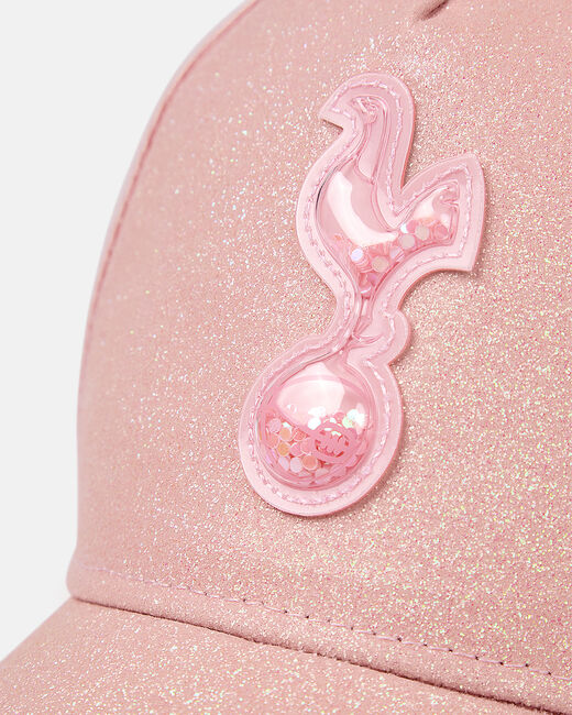 Spurs Kids Glitter Panel Cockerel Pink Cap