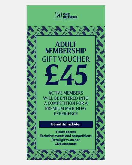 One Hotspur Adult Membership 2025/26