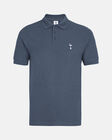 Spurs Mens Midnight Blue Cotton Pique Polo