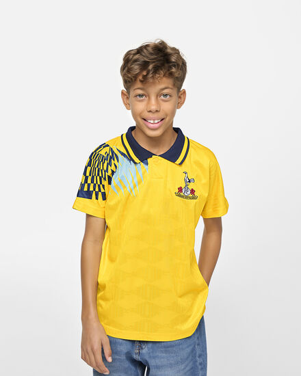 Spurs Kids Retro 1992 Yellow Away Shirt