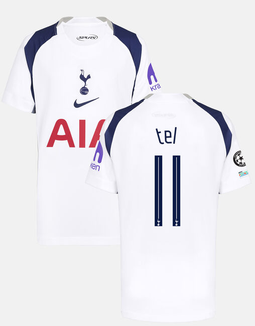 Mathys Tel Youth Stadium Club Tottenham Hotspur Home Shirt 2025/26