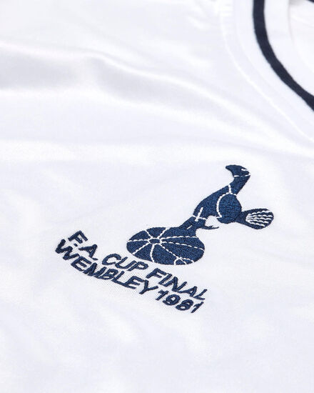 Spurs Retro Mens 81 Home FA Cup Final Shirt