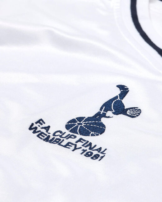 Spurs Retro Mens 81 Home FA Cup Final Shirt
