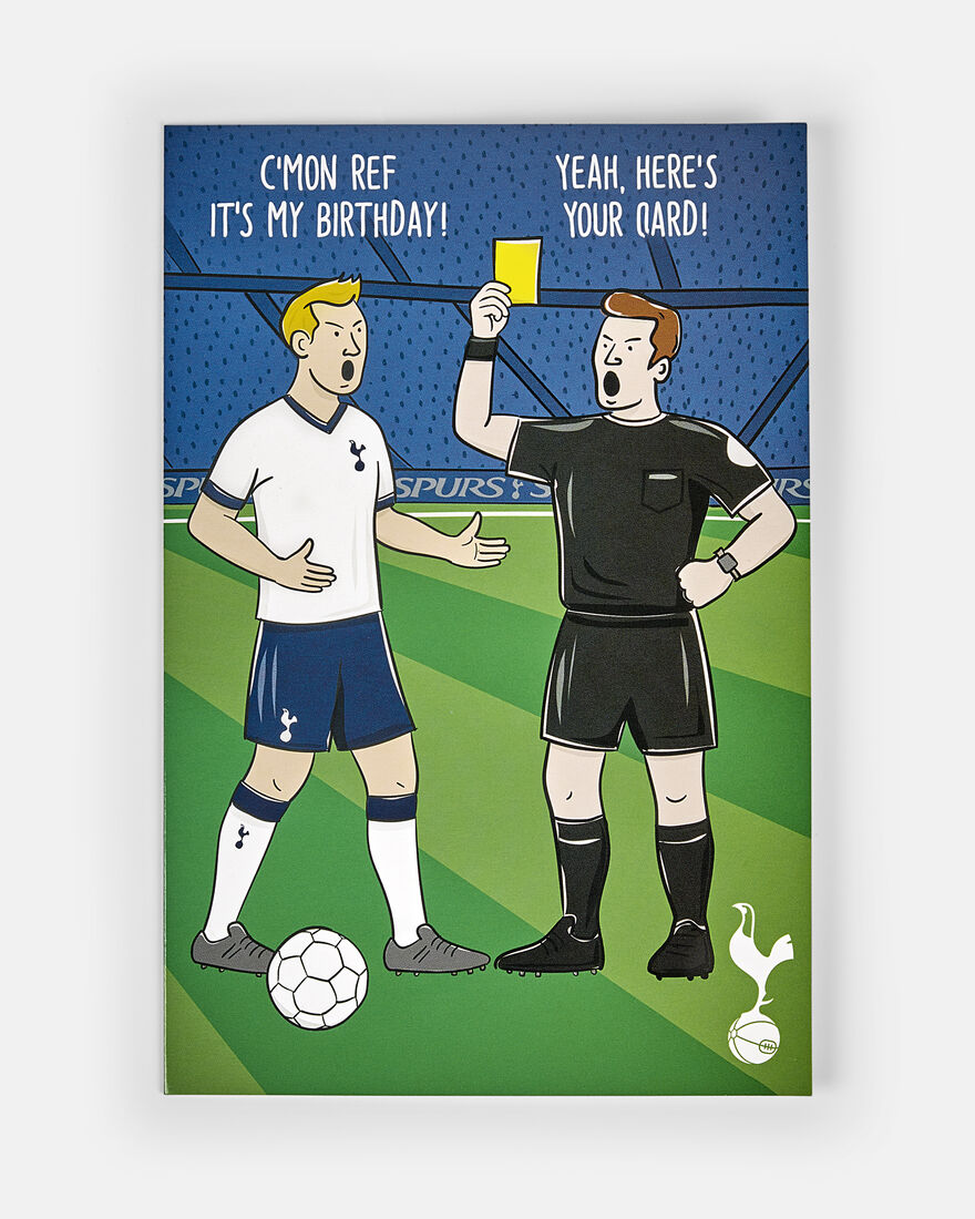 Spurs Crest Birthday Card