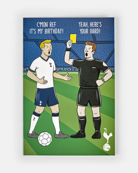 Spurs Crest Birthday Card