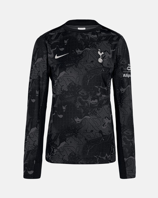 Spurs Nike Womens Black Long Sleeve Warm Up T-Shirt 2025/26