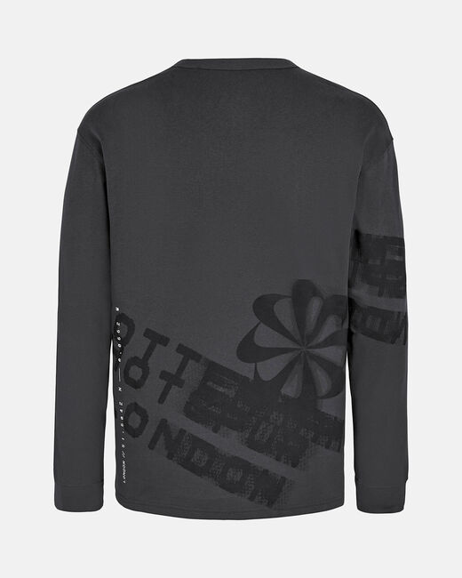 Spurs Nike Mens Charcoal Long Sleeve T-Shirt